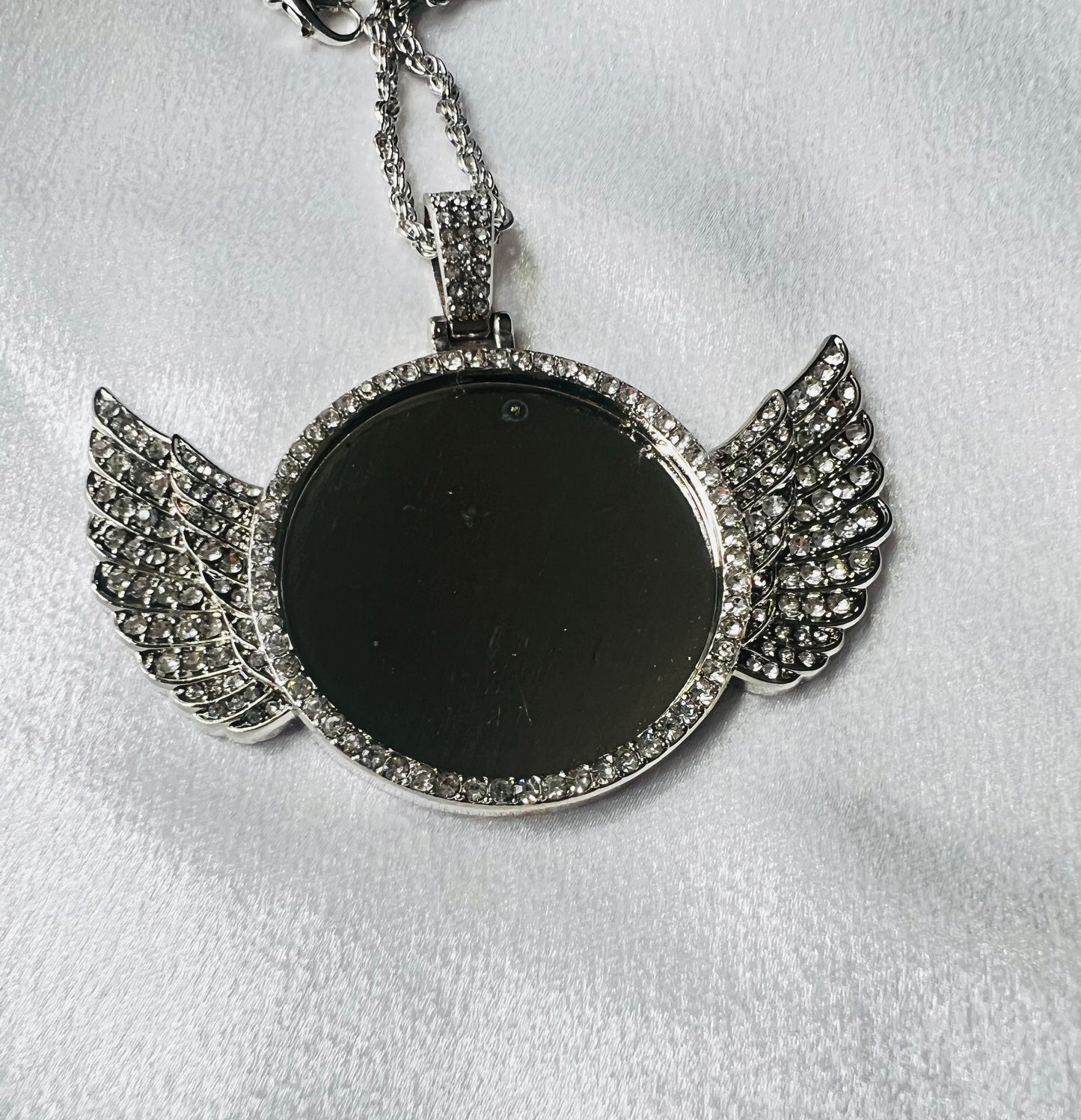 Angel Wing Photo Necklace
