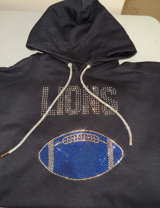 Lions Rhinestone Hoodie