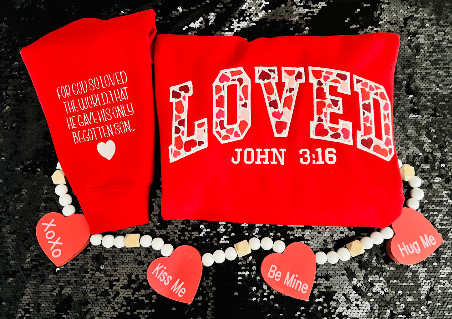 Love 3:16 Embroidered Crewneck